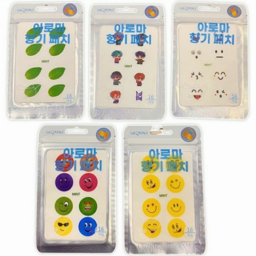 Stiker Masker Aroma | Tempelan Masker Lucu isi 16 patch