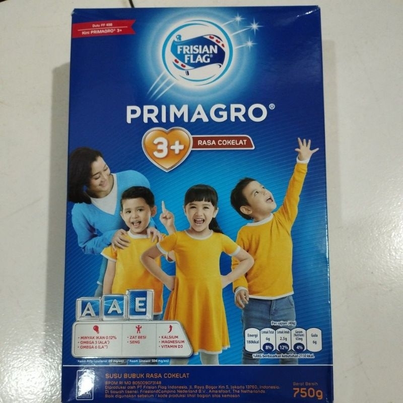 Frisian Flag Primagro 3+ 750gr Cokelat