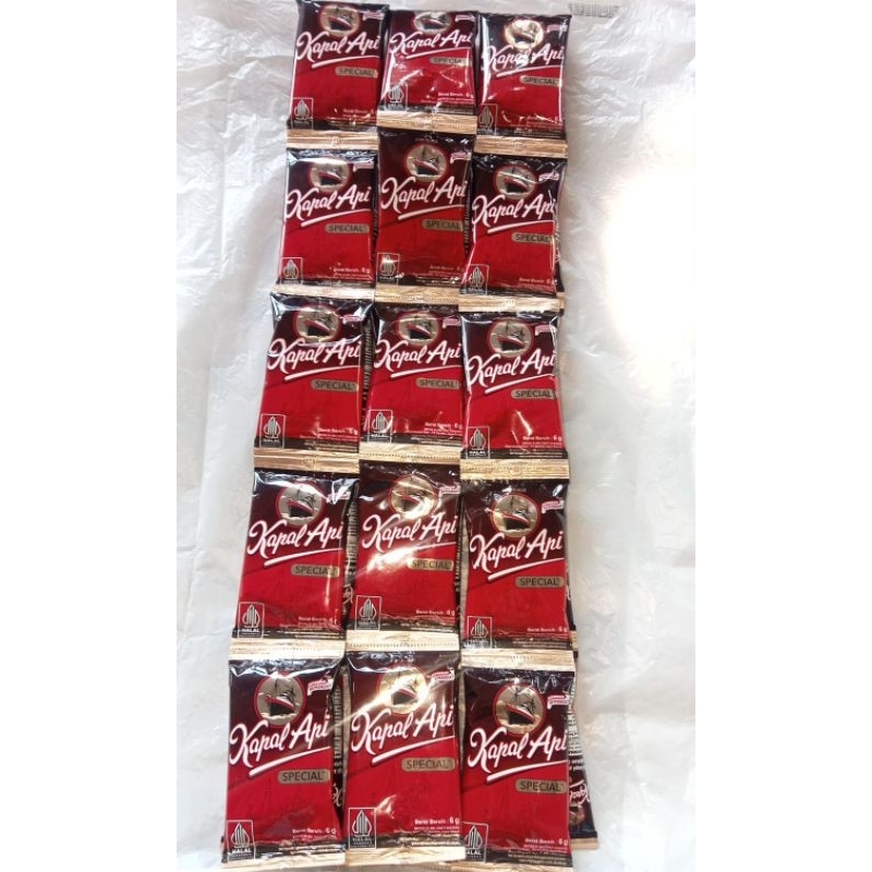 

kopi kapal api mini tanpa gula 1 renteng isi 10pcs @6gr