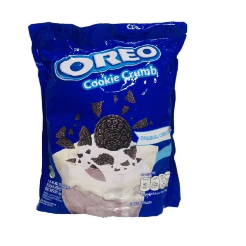 

OREO COOKIE CRUMB 1KG / COOKIES CRUMBS REMAH BISKUIT TOPPING