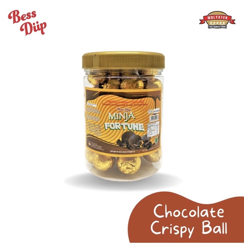 

CHCOCOLATE MINJA FORTUNE CHOCO BALL ISI 40 PCS [TERSEDIA PER TOPLES/DUS]