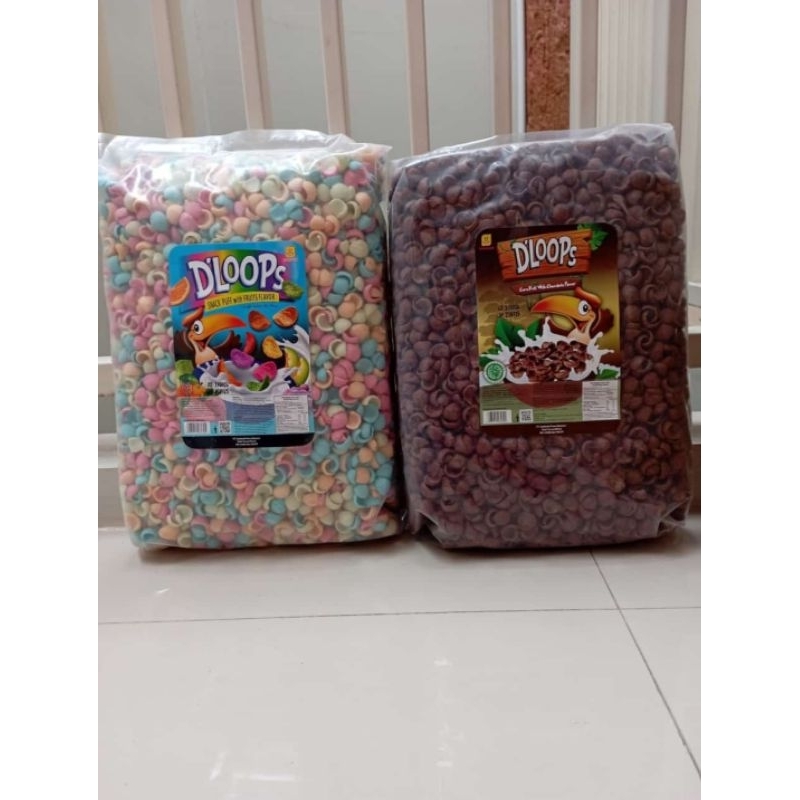 

D'loops Cornpuff Coklat Fruity Sereal 1kg