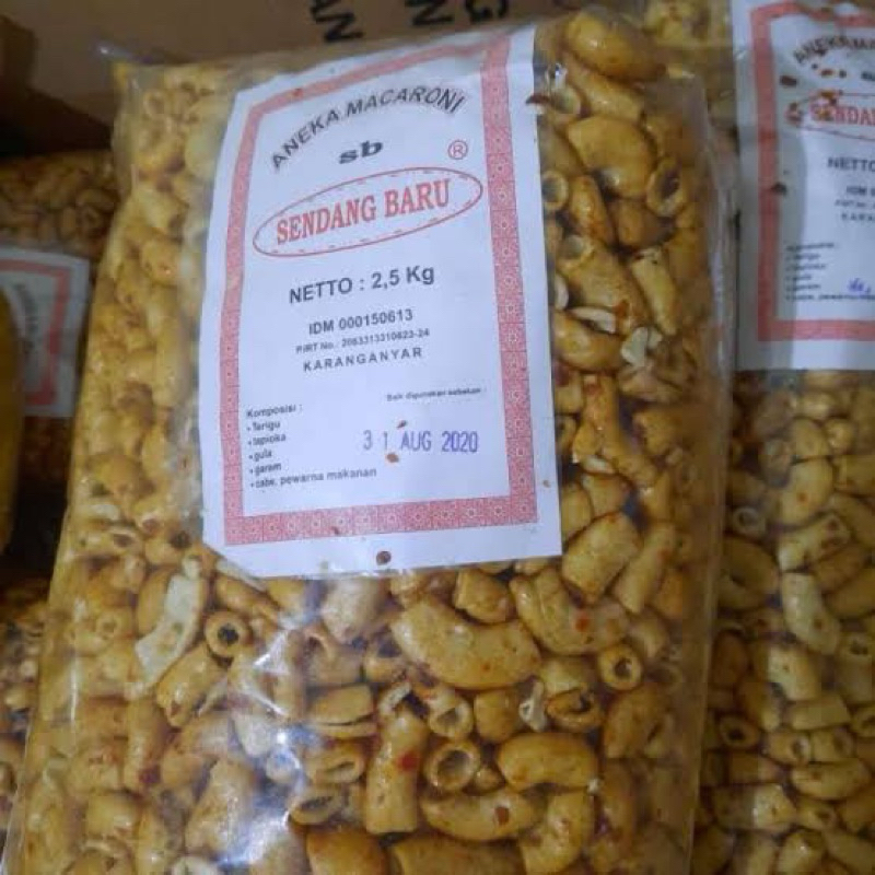 

1 BAL (2.5KG) MAKARONI BUMBU RUJAK