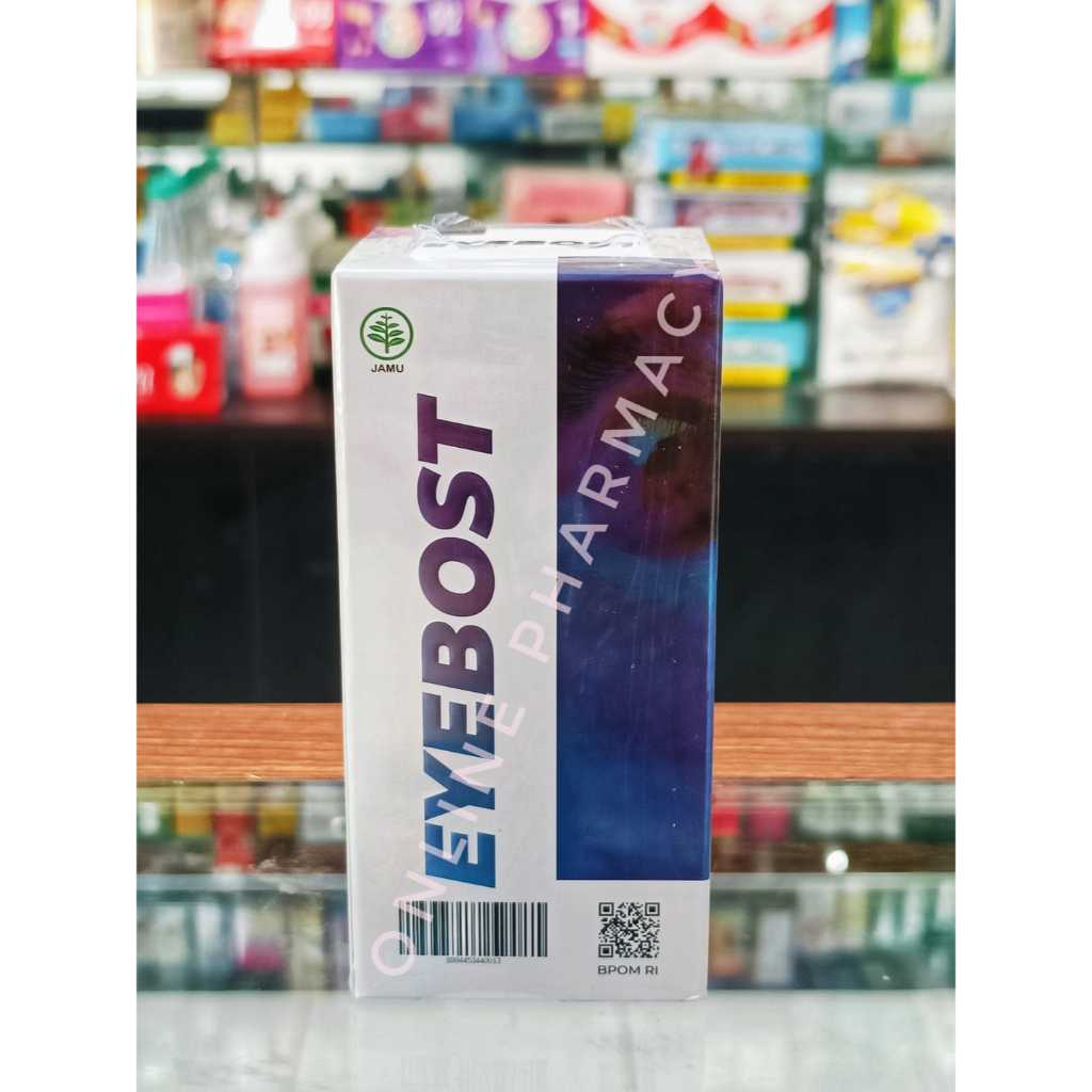 EYEBOST SUPLEMEN VITAMIN UNTUK MATA MINUS madu kesehatan mata 160gr eyebost