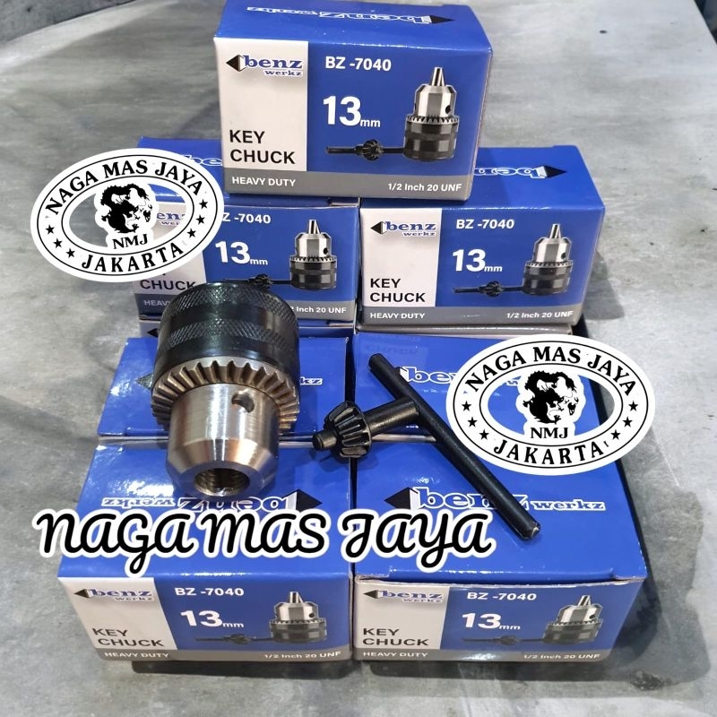 KEPALA BOR / CHUCK BOR 13MM / KEPALA BOR 13 MM KDK