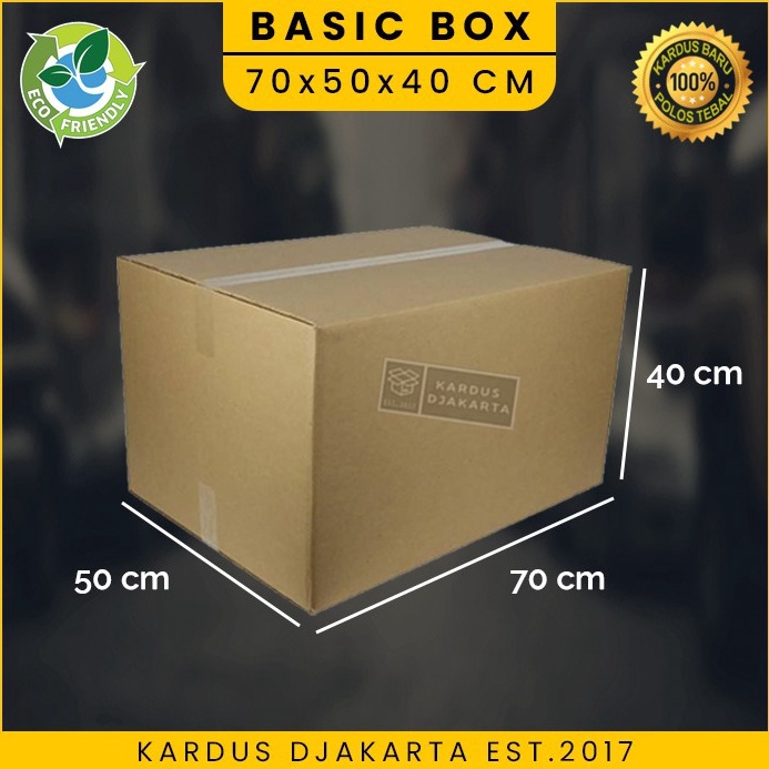 

KARDUS KARTON BOX BESAR POLOS Uk 7x5x4 CM