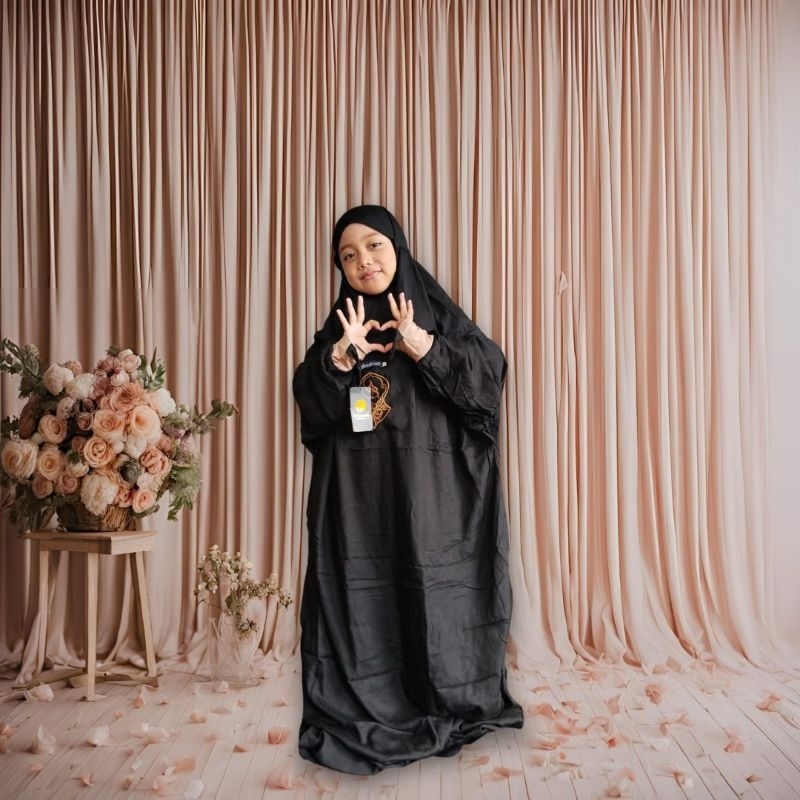 Mukenah Terusan Yabasmah Anak |Mukenah Terusan Remaja | Mukenah Rayon Premium