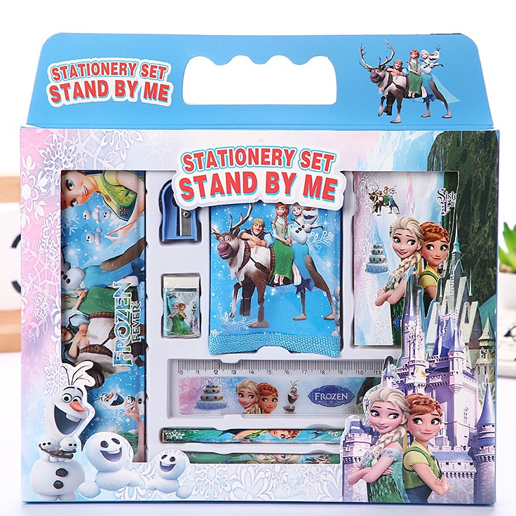

Best Rating Paket Alat tulis set 8 in 1 box anakanak sekolah kartun pengaris kotak pencil stationary set 8in1 school kotak pensil