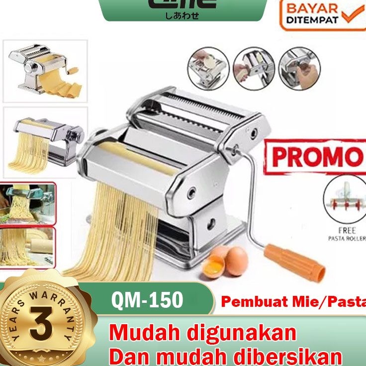 Super Discount  QME Pasta Maker Atlas Gilingan Mie Molen Pangsit Cetakan Mie Penggiling Pencetak Pas