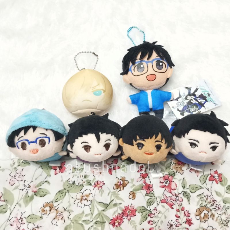 Yuri on ICE Plush SEGA Nui, Mochi Mochi Mascot & Omanjuu - Yuuri, Yuri (Yurio), Otabek & Phichit