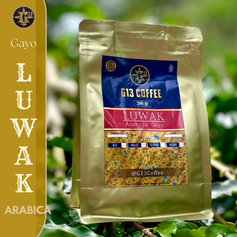 

KOPI GAYO LUWAK LIAR ROASTED BEAN & BUBUK