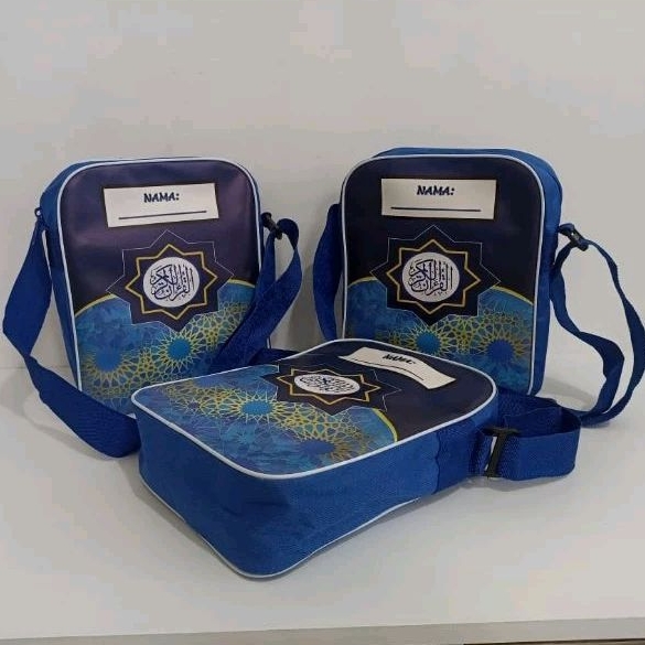 tas bahu / tas selempang anak mengaji alquran ready
