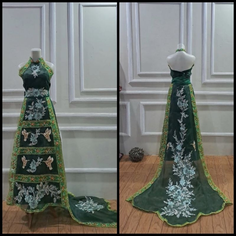 Cheongsam dress sangjit / Baju pesta china / qibao