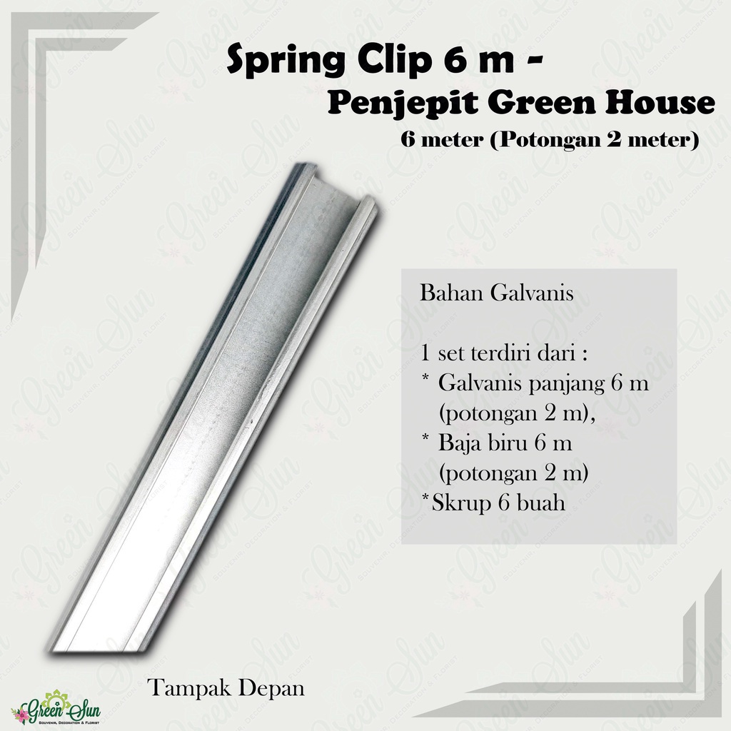 Spring ClipPenjepit Plastik UV Galvanis