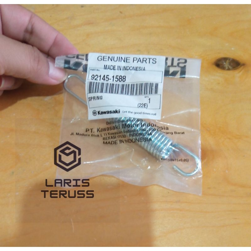 per standar samping klx 150 L G BF panjang 12cm original kawasaki