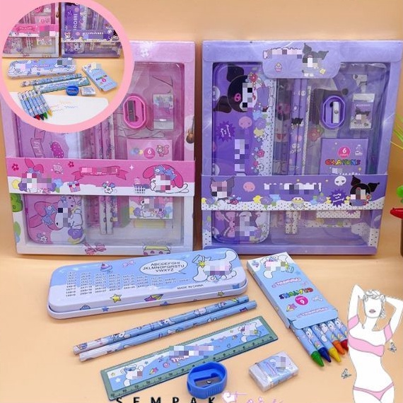 

Top Product SS Paket Alat Tulis Set 7 in 1 Set Stationery 7in1 Karakter Kartun Alat Tulis Anak Sekolah Penghapus Pengaris Kotak Pensil Penggaris Crayon