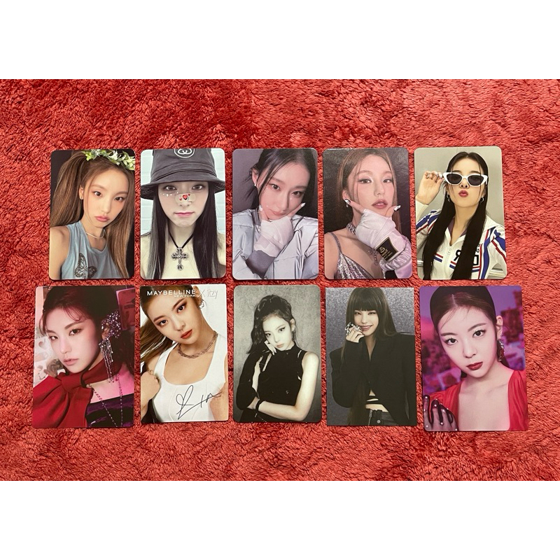 OFFICIAL PHOTOCARD PC YEJI LIA CHAERYEONG YUNA ITZY