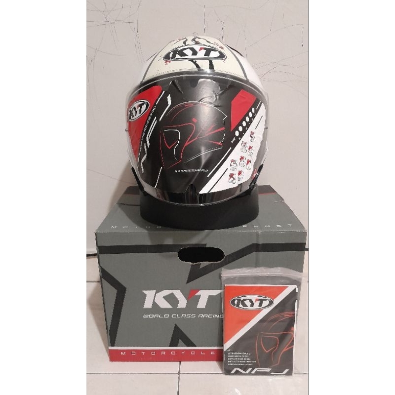 HELM OPEN FACE KYT NFJ SAKURA. DOUBLE VISOR. SIZE L. SECOND SUPER LIKE NEW. RARE