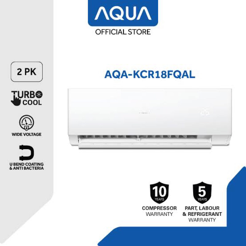 Aqua AC 1/2pk ac aqua 1/2pk low watt garansi resmi