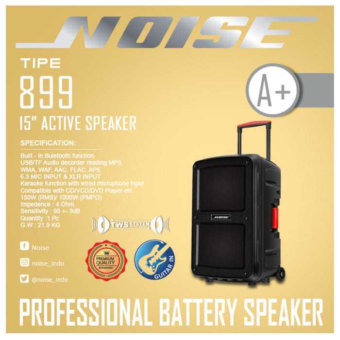 Speaker active noise 899 A+ speaker aktif 15 inch noise