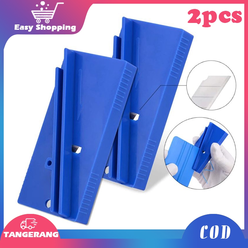 

Alat Asah Serutan Rakel 2pcs Serbaguna Repairer Scraper Kaca Film Repairer Scraper Kape