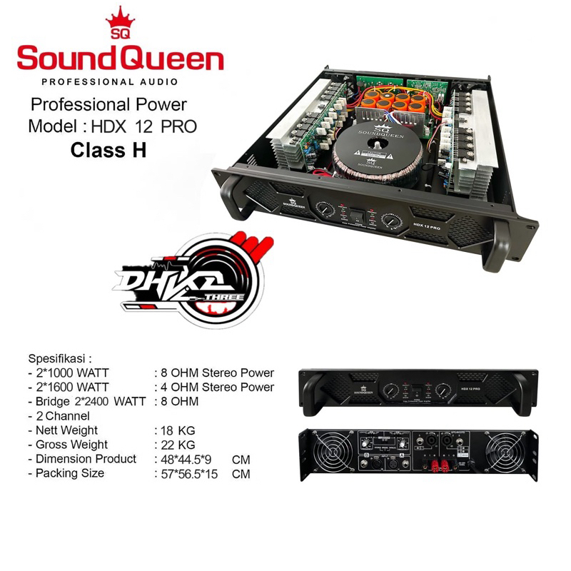 POWER SOUNDQUEEN HDX 12 PRO / Power Soundqueen Hdx 12 pro / Power Soundqueen hdx 12pro