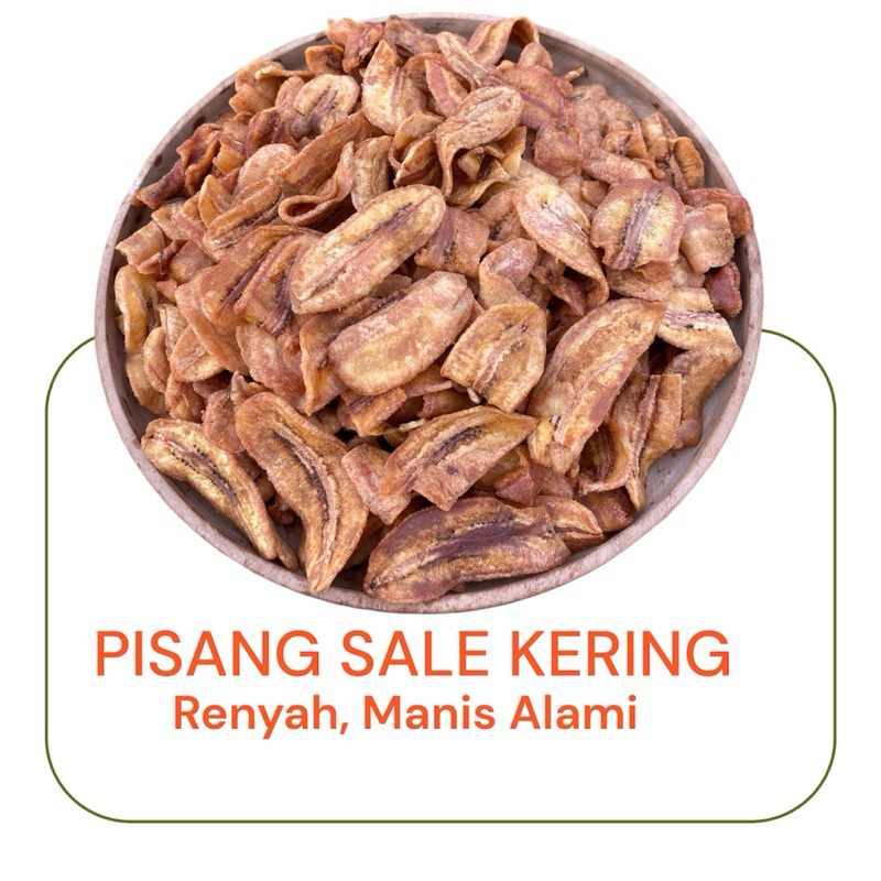 

Keripik Pisang SALE kering Manis Renyah 250 Gram