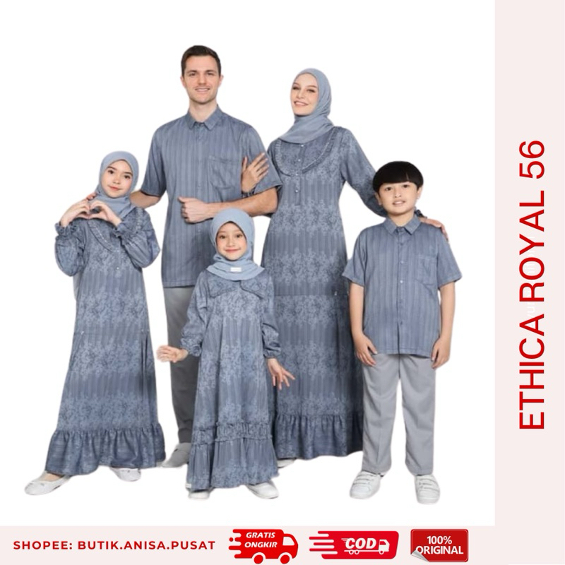 ETHICA ROYAL 56 MAGICAL FOREST Sarimbit Keluarga 2025 Gamis Kagumi 335 Koko Kahfi 348 Kagumi Kids 17