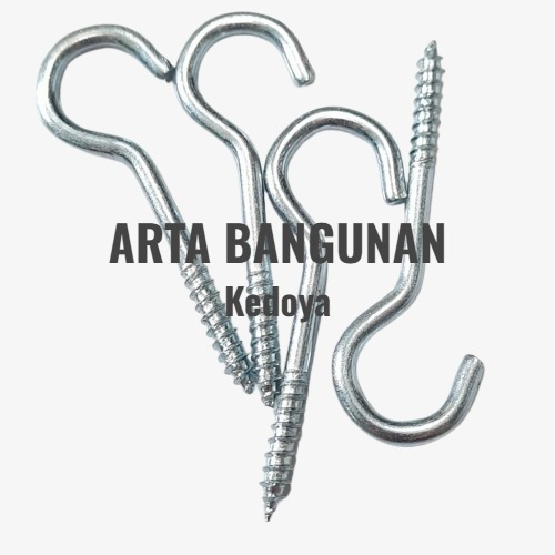 Skrup Gantungan / Skrup Tanda Tanya / Skrup Ulir Gantungan Cantolan Burung
