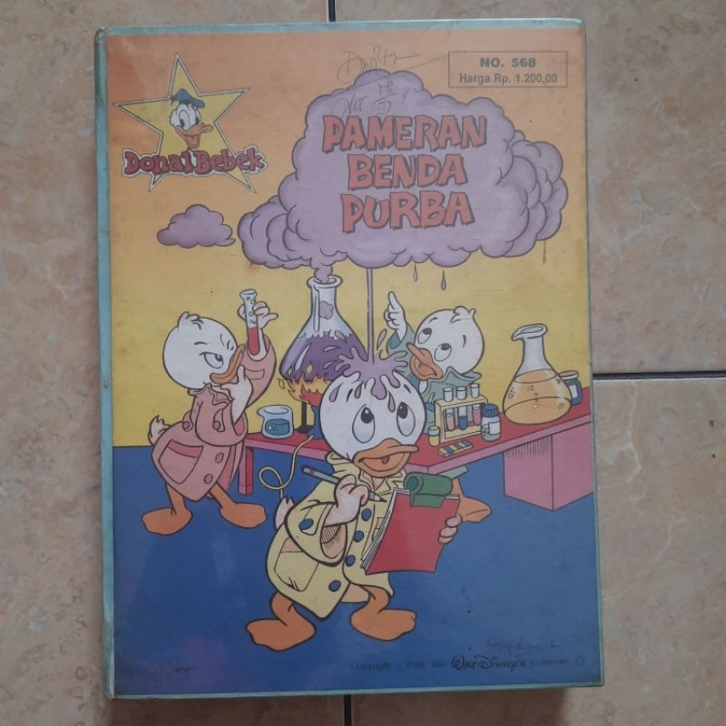 Bundel Hardcover Komik Donal Bebek Isi 15 Nomor 568 - 582 Urut Original