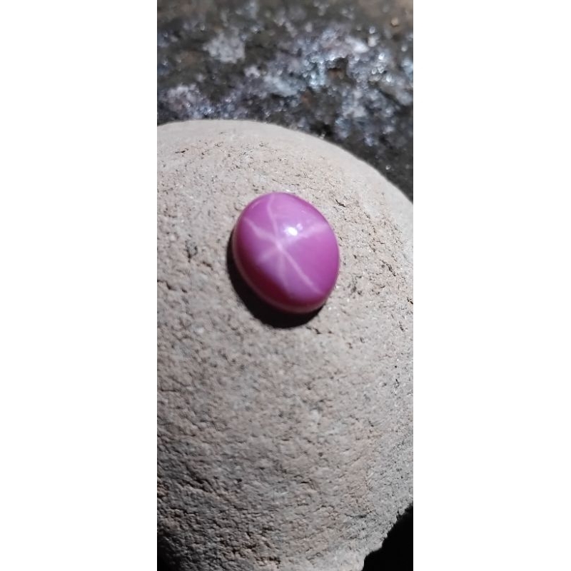 batu amerika star warna pink