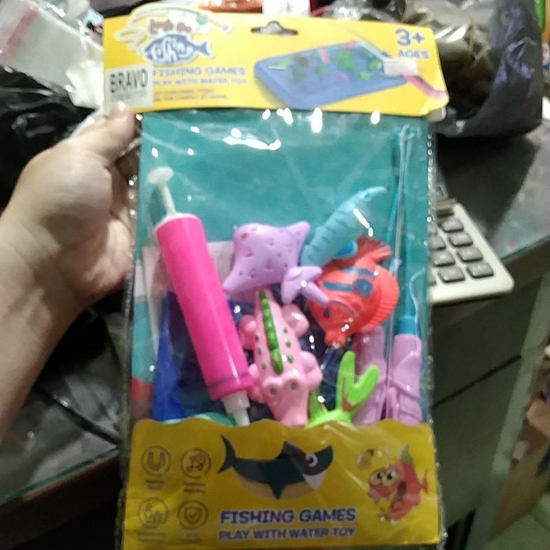 Sendy toys mainan fishing games let go fishing