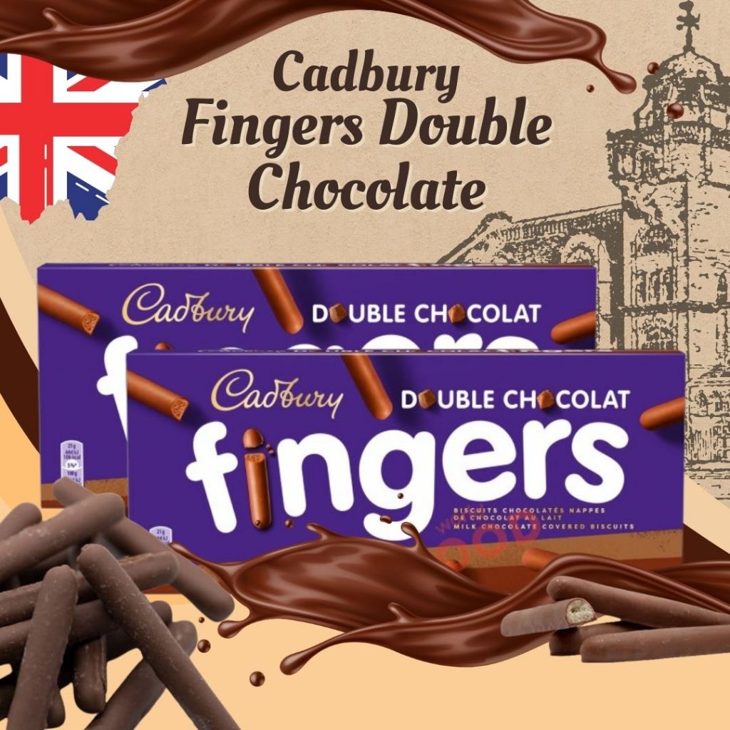 

Cadbury Fingers Double Chocolat 114g 1Pak