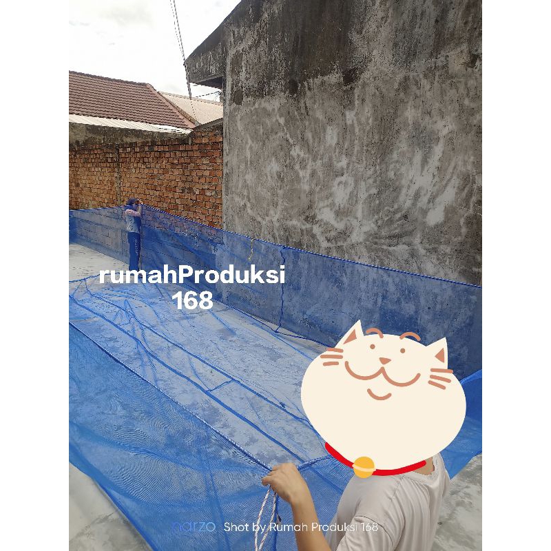 waring keramba jaring apung 2m x 4m x 1m waring polinet biru hapa hijau bibit burayak