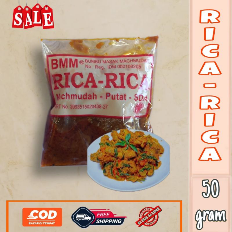 

Bumbu rica-rica machmudah BMM 50gr rica ayam, bebek, mentok