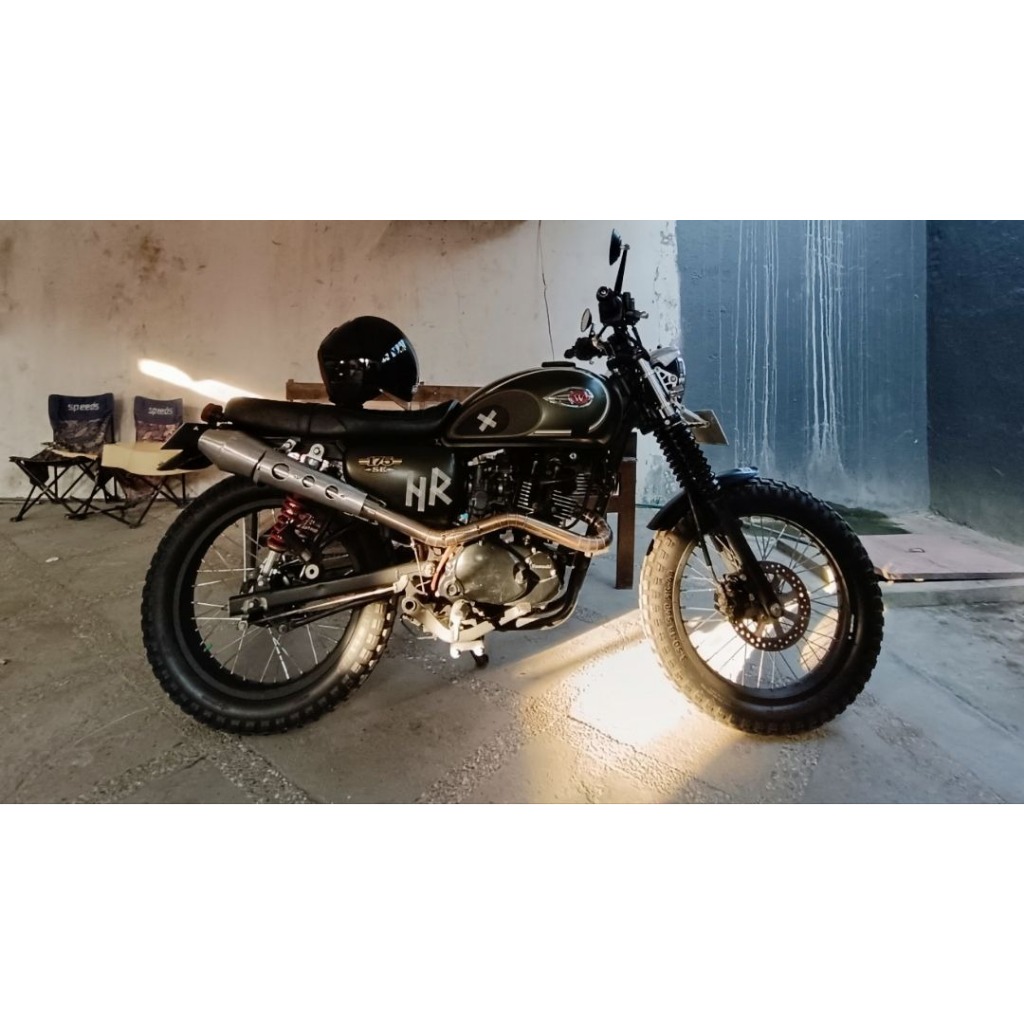 W175 KNALPOT SCRAMBLER BY SPARTANS CLASSIC