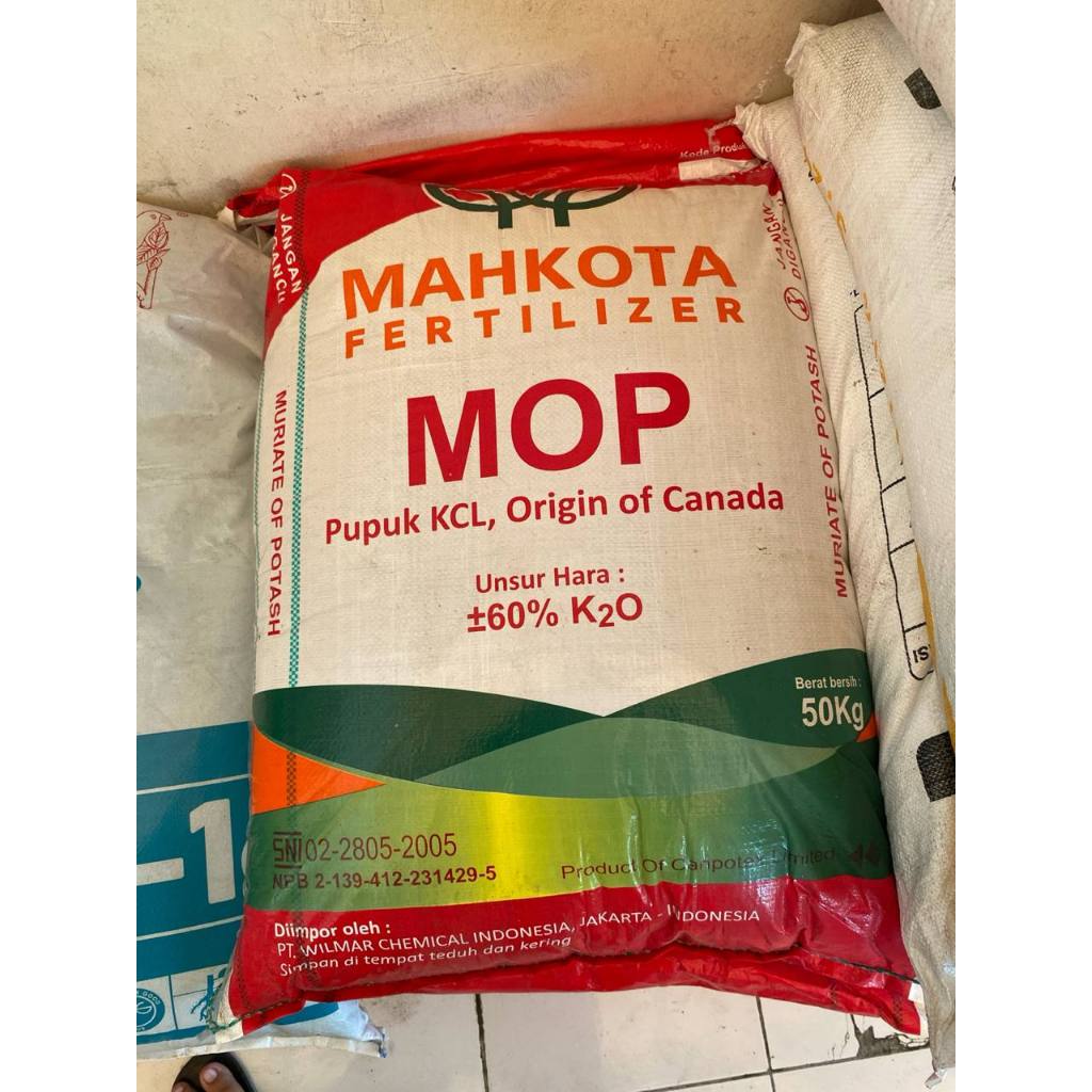 Pupuk KCL MAHKOTA REPACK - 1 KG