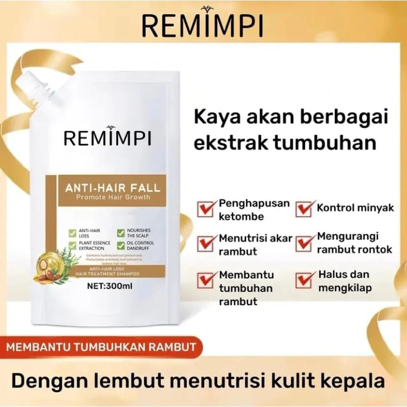 Remimpi Shampoo Anti Hairfall Penumbuh Rambut 300ml