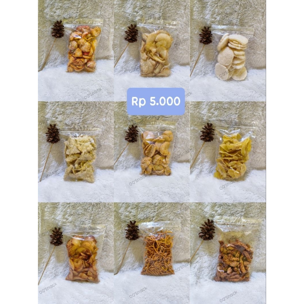 

Cemilan/Snack Kiloan serba 5.000