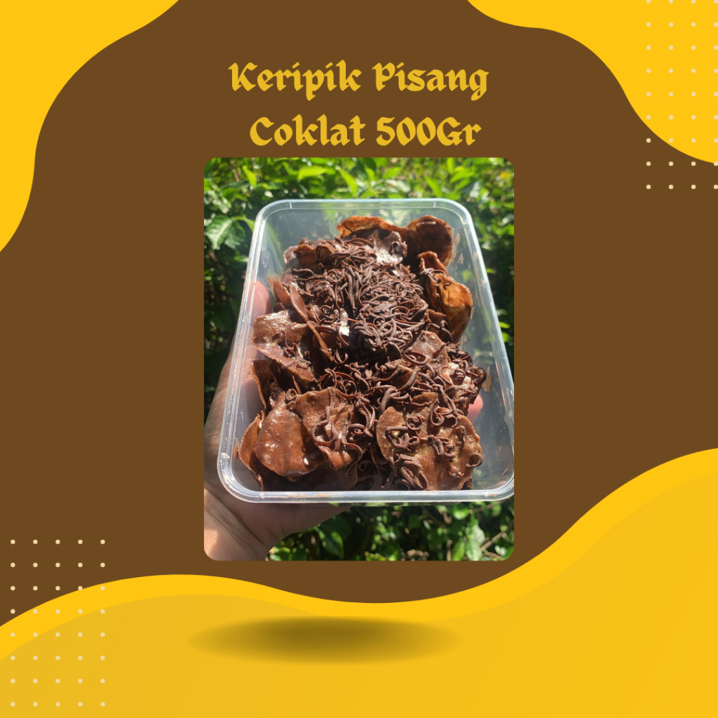 

Kripik Pisang Coklat 500Gr