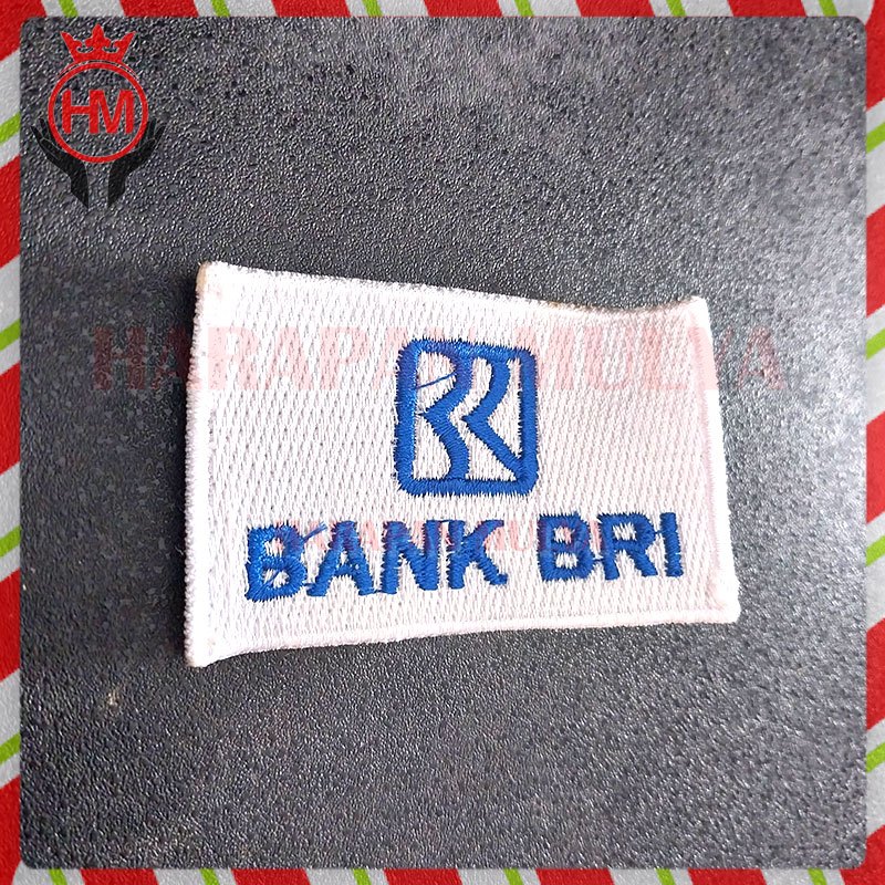 Bordir Bank BRI Bordir Logo Bank BRI Bordir Atribut Kerja Bank BRI - HM