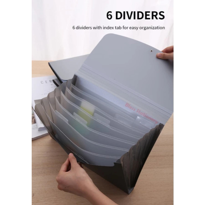 

Deli map dokumen A4 dompet plastik organizer map dompet dokumen keeper Expanding File - E38151