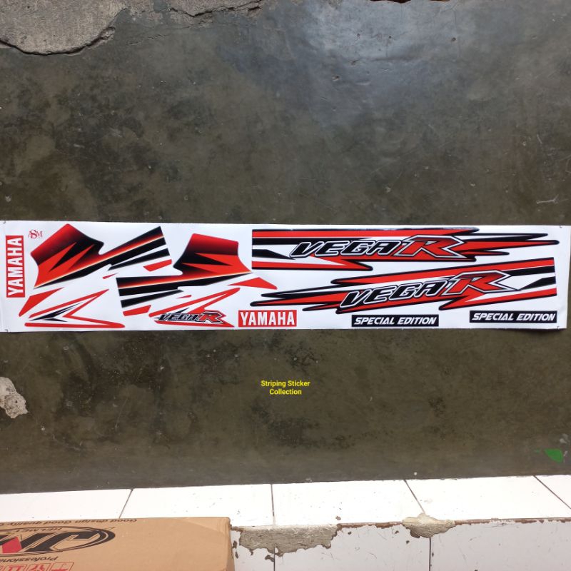 Striping Sticker Motor Yamaha Vega R Lama Custom Model Fiz r Limited Spesial Edition Custom Malaysia