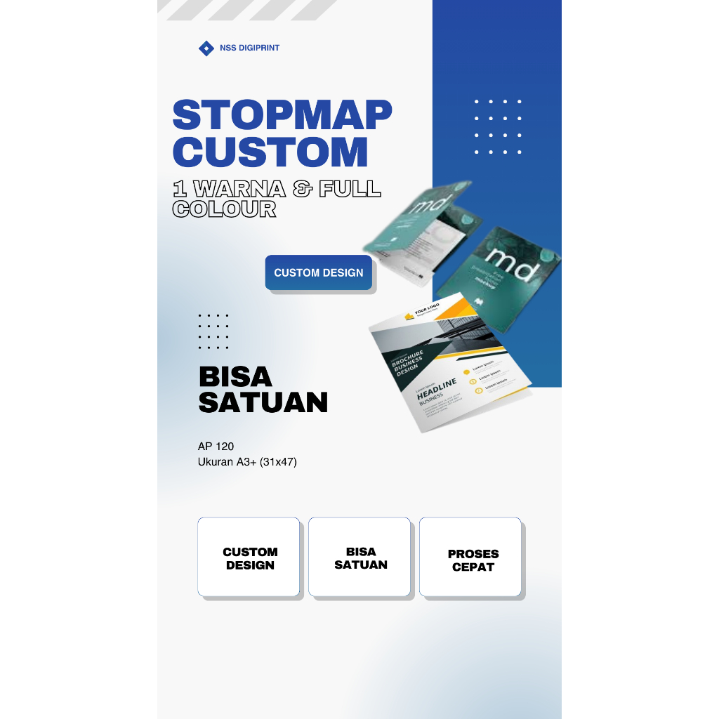 MAP FOLDER CUSTOM / MAP FOLDER KANTOR / MAP FOLDER FULL COLOUR