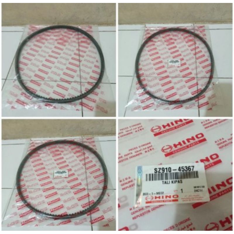 BELT FAN BELT TALI KIPAS 12V HINO DUTRO 110 130HT 130HD SZ910-45367