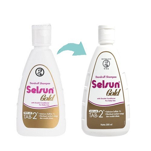 SELSUN Selsun selsun - SELSUN GOLD Anti- Dandruff Shampo Double Conditioner (120ml & 200ml) - SELSUN