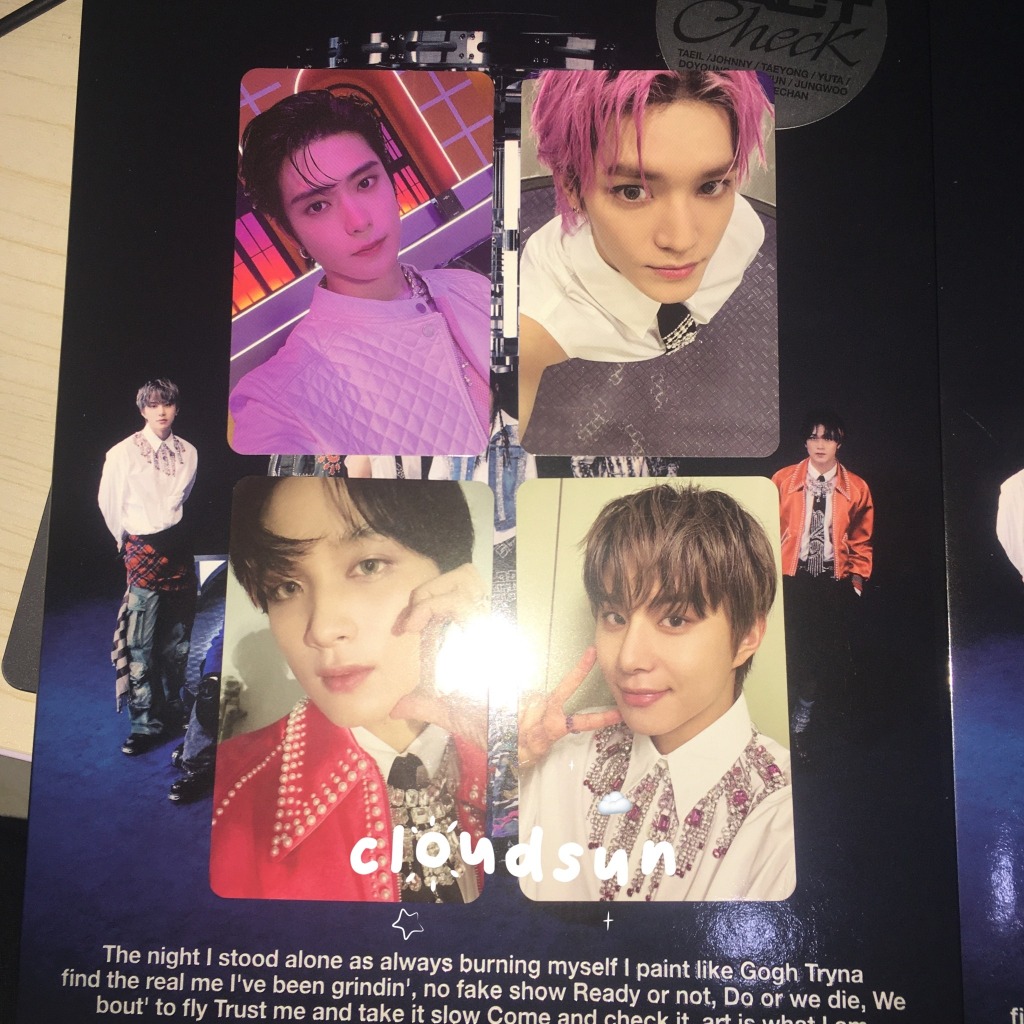 NCT 127 STICKER & FACT CHECK CHANDELIER - PC JAEHYUN TAEYONG JUNGWOO HAECHAN