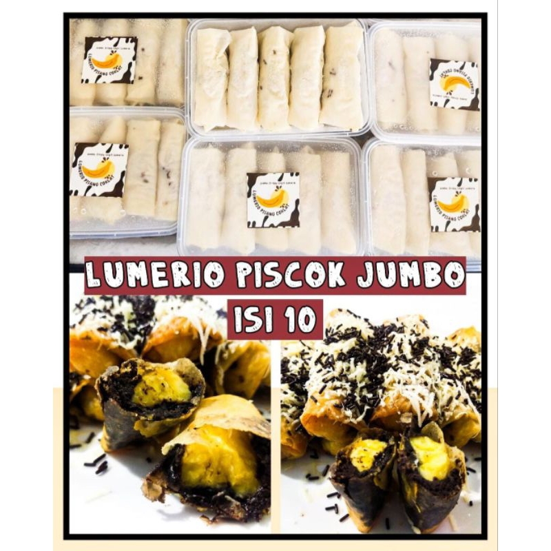 

Piscok Pisang Coklat Lumerio Camilan enak isi 10