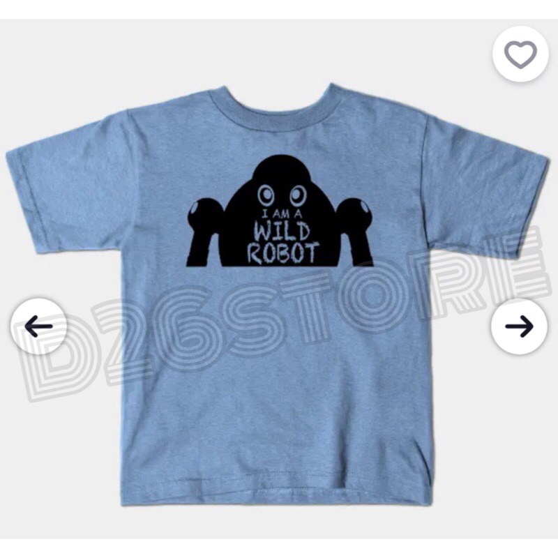 Kaos Anak The Wild Robot Roz I Am Wild Robot Film The Wild Robot The Movie Tshirt Baju Anak unisex p