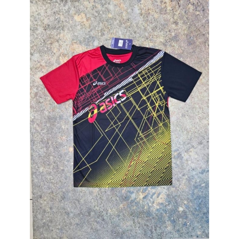 Atasan jersey olahraga badminton volly takraw fullprint